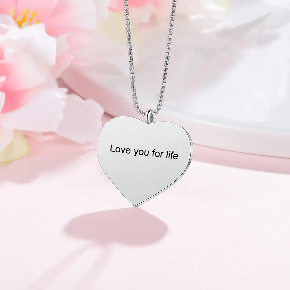 Stainless Steel Customized Photo Pendant Necklace