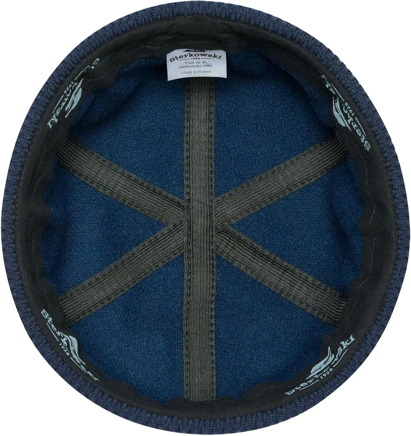 Sterkowski Navy Watch Cap | Woolen Beanie for Men and Women | Warm Classic Seaman Hat with Ribbing