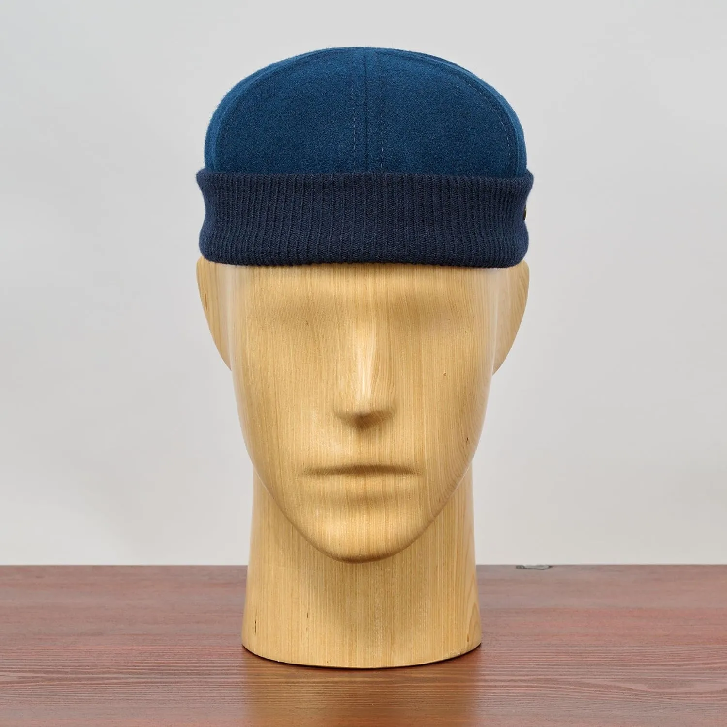 Sterkowski Navy Watch Cap | Woolen Beanie for Men and Women | Warm Classic Seaman Hat with Ribbing