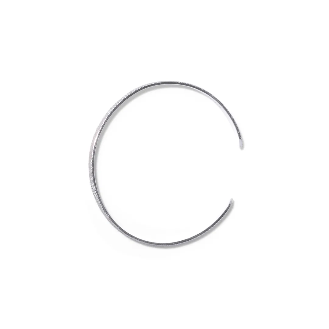 Sterling Silver Fingerprint Cuff (for him)