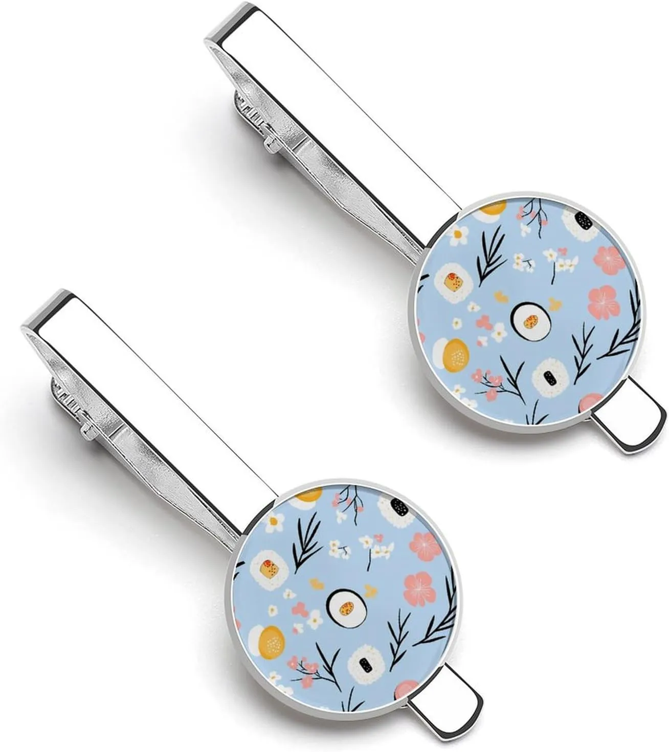 Sushi Tie Clip Classic Necktie Bar Pinch Clothing Accessories for Wedding Party Business