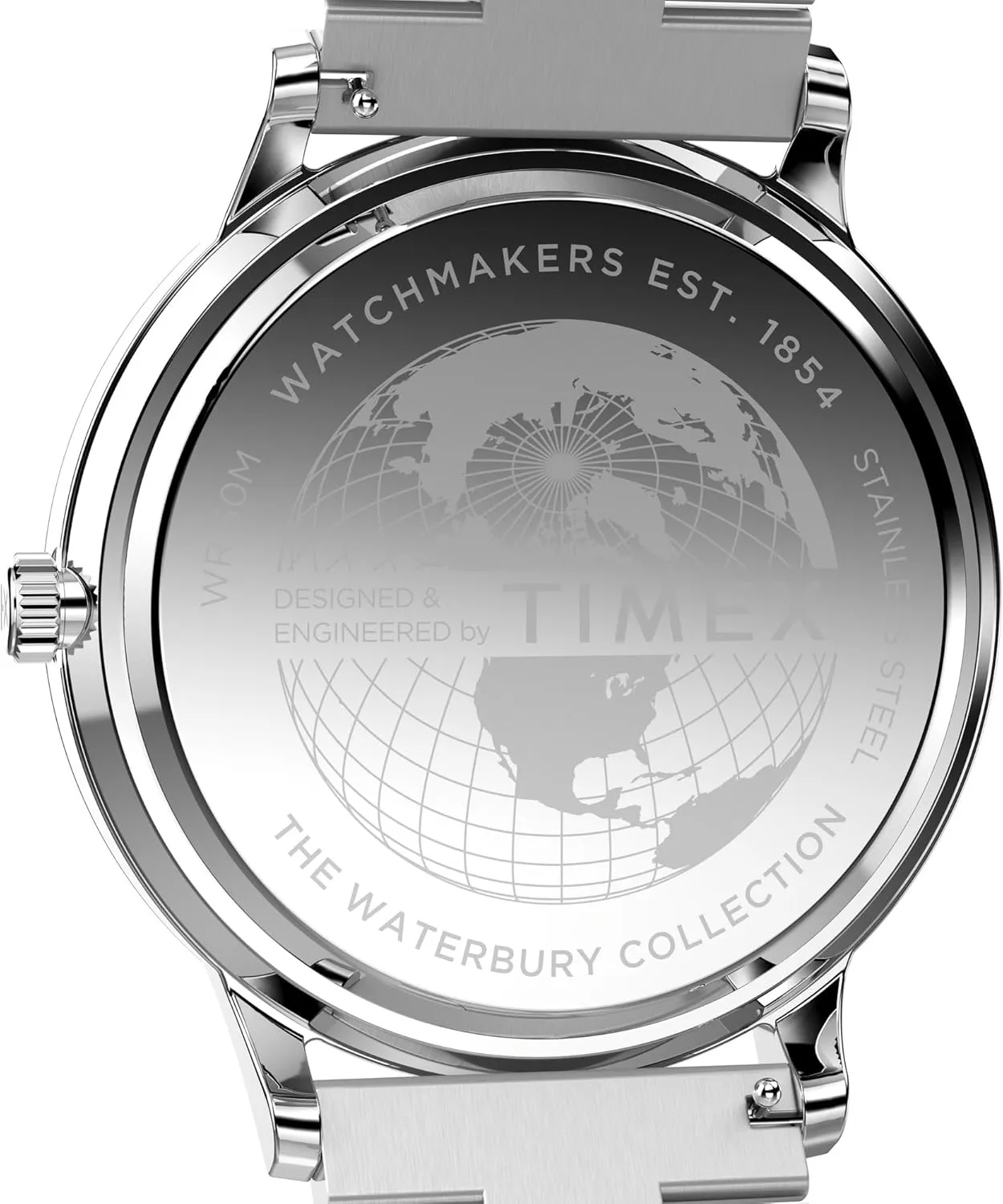 Timex Men's Waterbury Classic Chrono 40mm Stainless Steel Quartz Dress Watch with Leather Strap