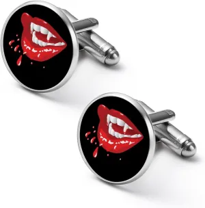Vampire Lips Mens Classic Cufflinks Wedding Business Shirt Cuff Links Shirts Accessories Gifts