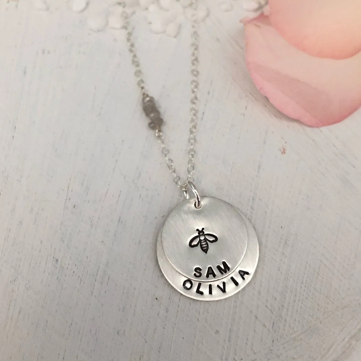 Vida Double Disc Necklace