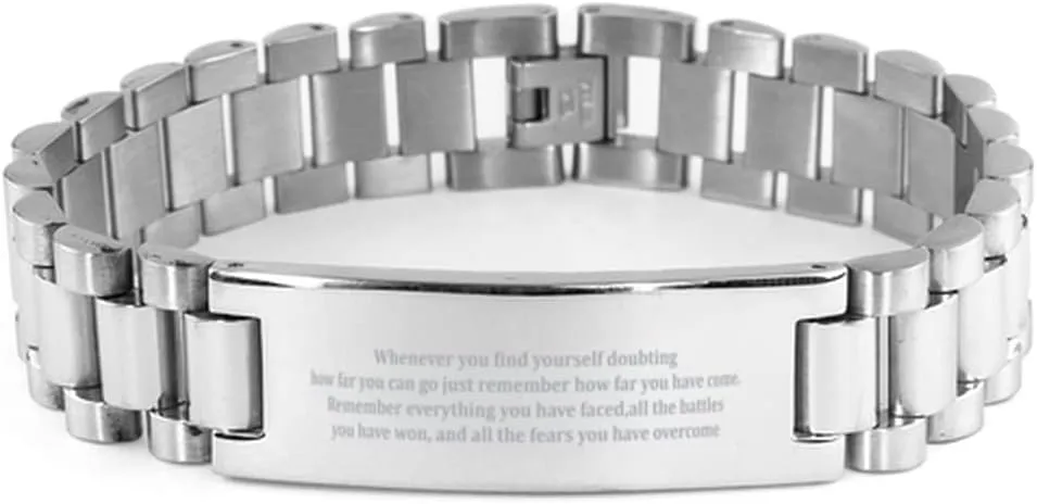 Whenever You find Yourself doubting Bracelet,Sobriety Gifts for Men Women,Gifts for Sobriety,Sobriety Bracelet,Serenity Prayer,Sober Gifts,Ladder Bracelet