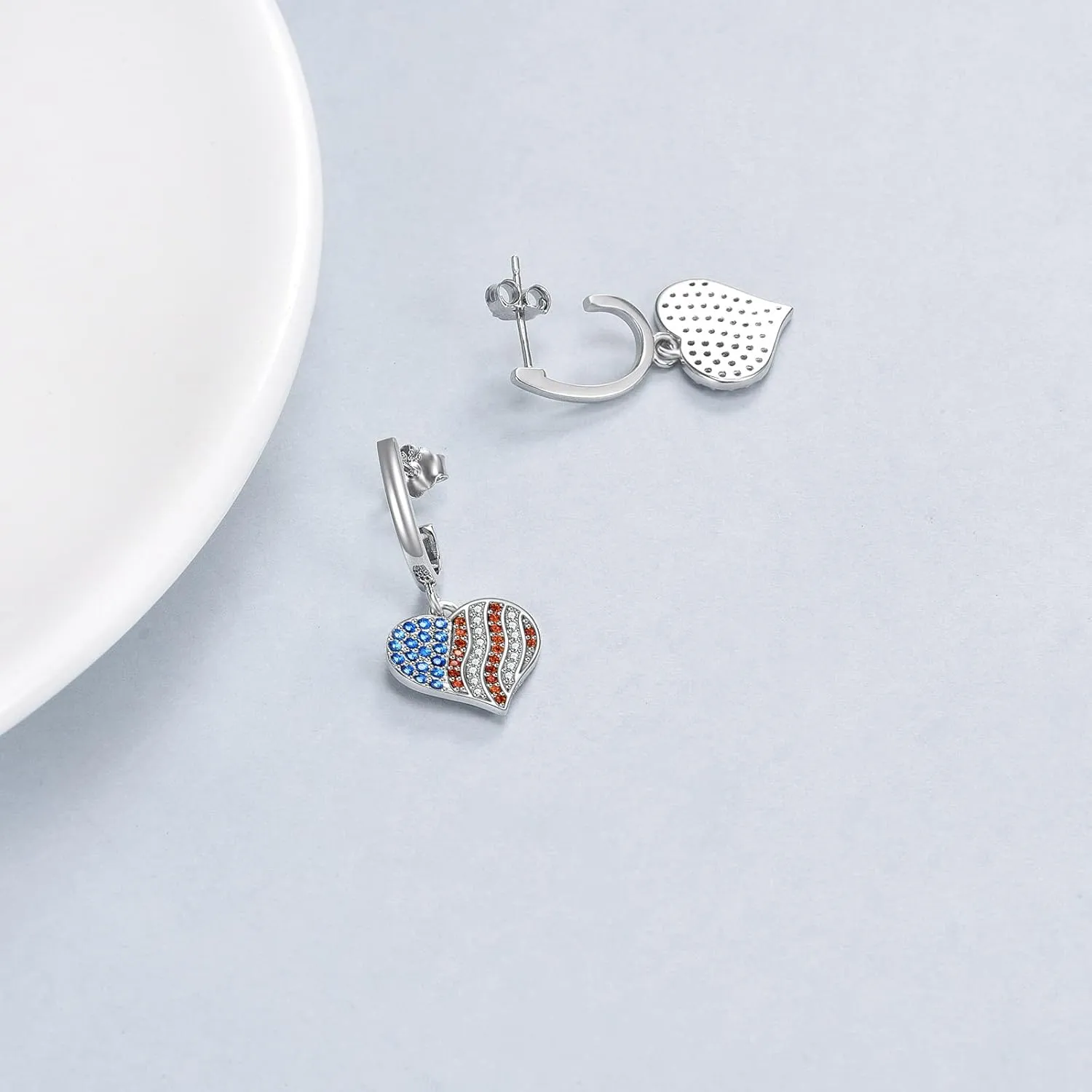 Women Ladies Earrings 925 Sterling Silver Drop &Dangle Earring Stud Hypoallergenic Jewelry