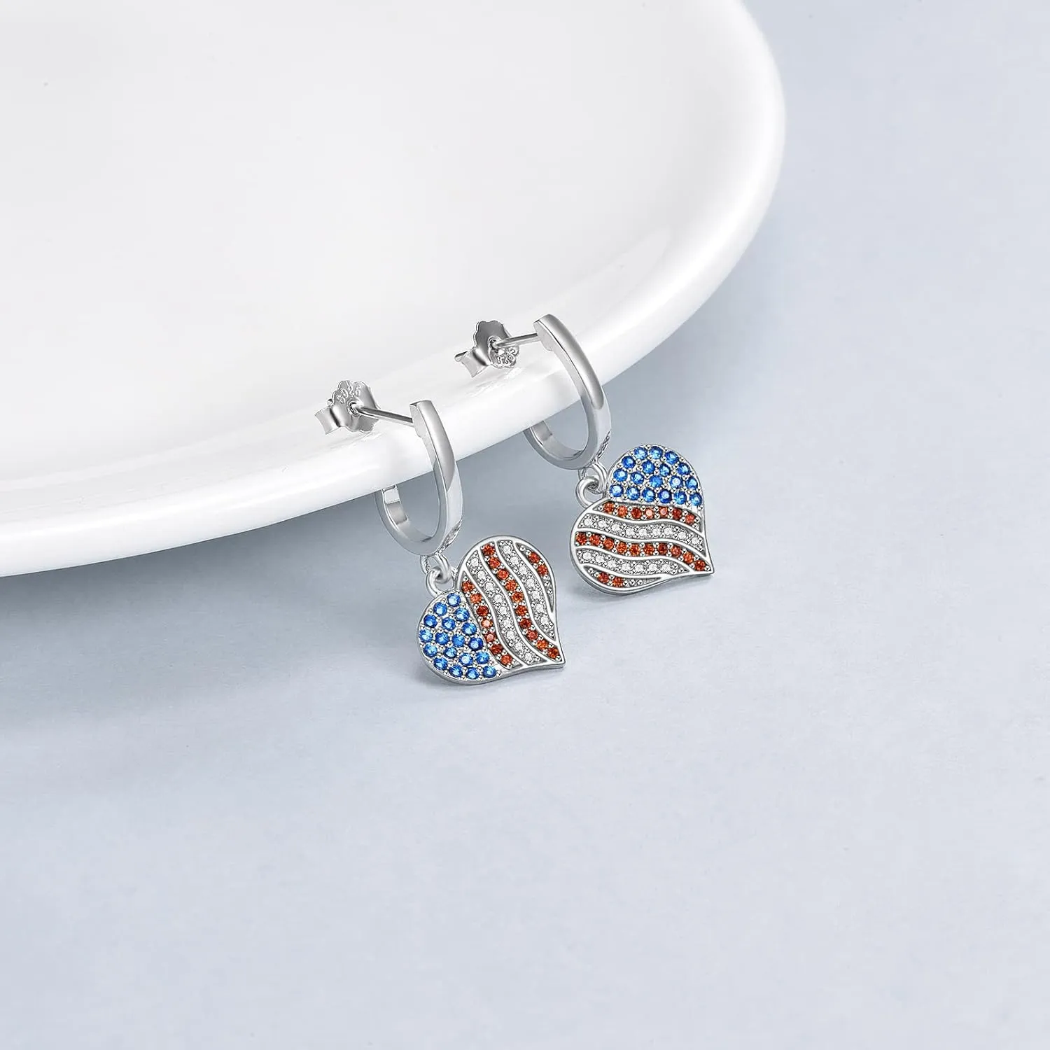 Women Ladies Earrings 925 Sterling Silver Drop &Dangle Earring Stud Hypoallergenic Jewelry