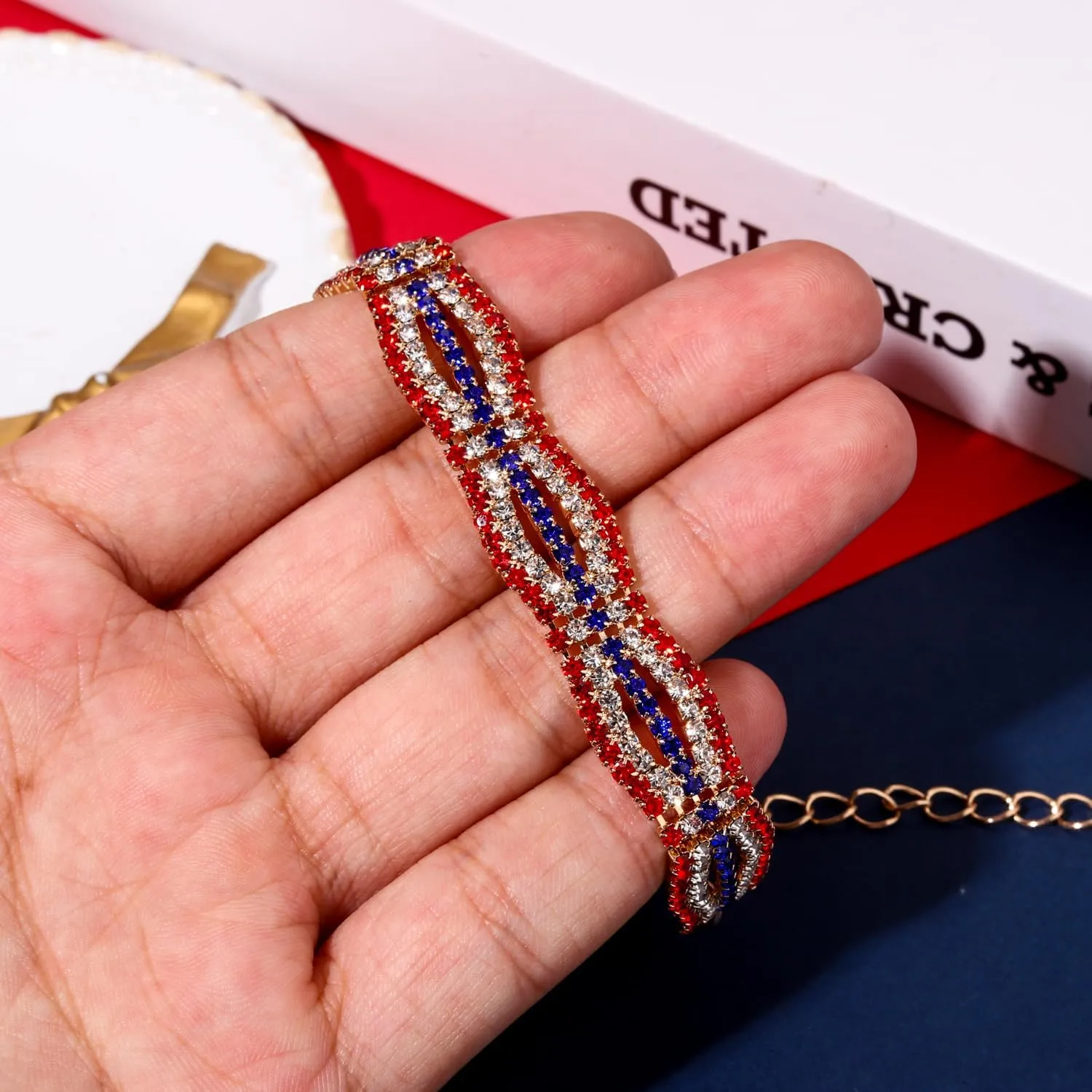 ZOLEAROPY Adjustable Cubic Zirconia Classic Tennis Bracelet For Women Chain Link Bangle Bracelet Jewelry
